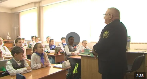 В Курской школе 57 прошел урок мужества с участниками боевых действий