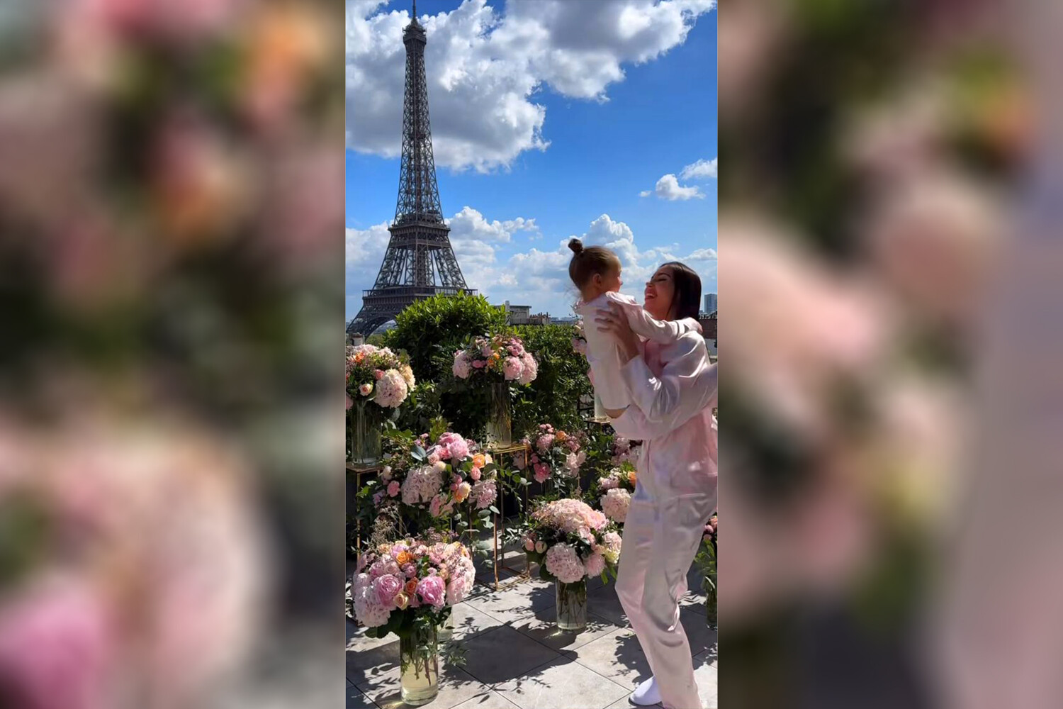 Бизнесвумен Оксана Самойлова сделала сюрприз для дочери в Париже